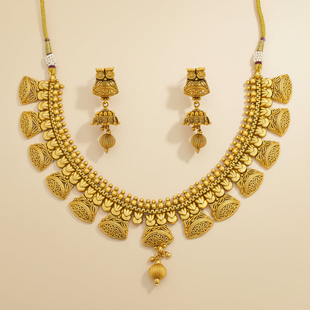 Radiant Antique Necklace Set