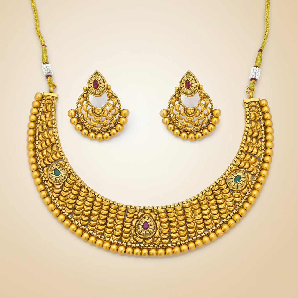 Sophisticated Antique Necklace Set
