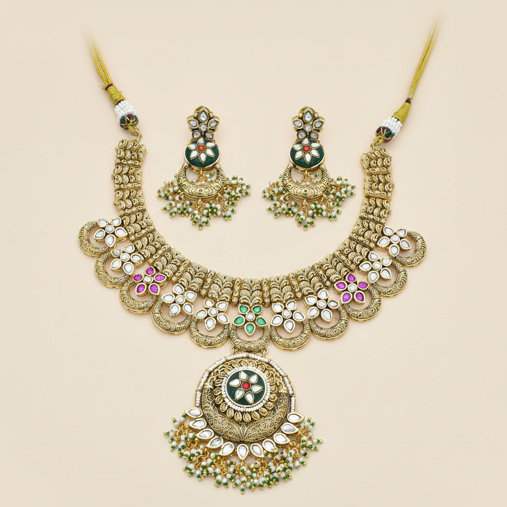 Opulent Antique Necklace Set