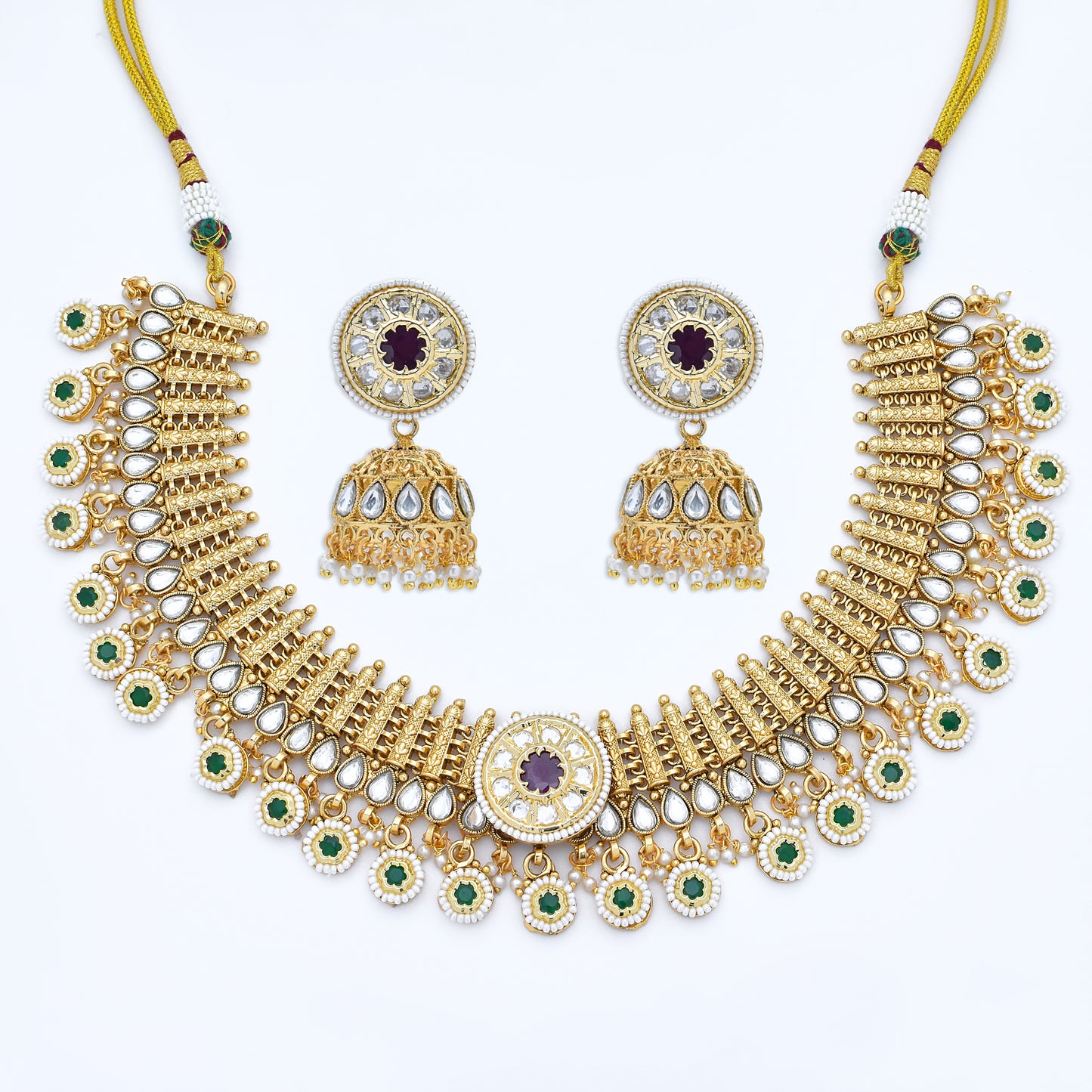 Heavy Antique Necklace Set