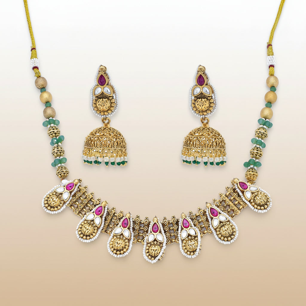 Intricate Antique Necklace Set