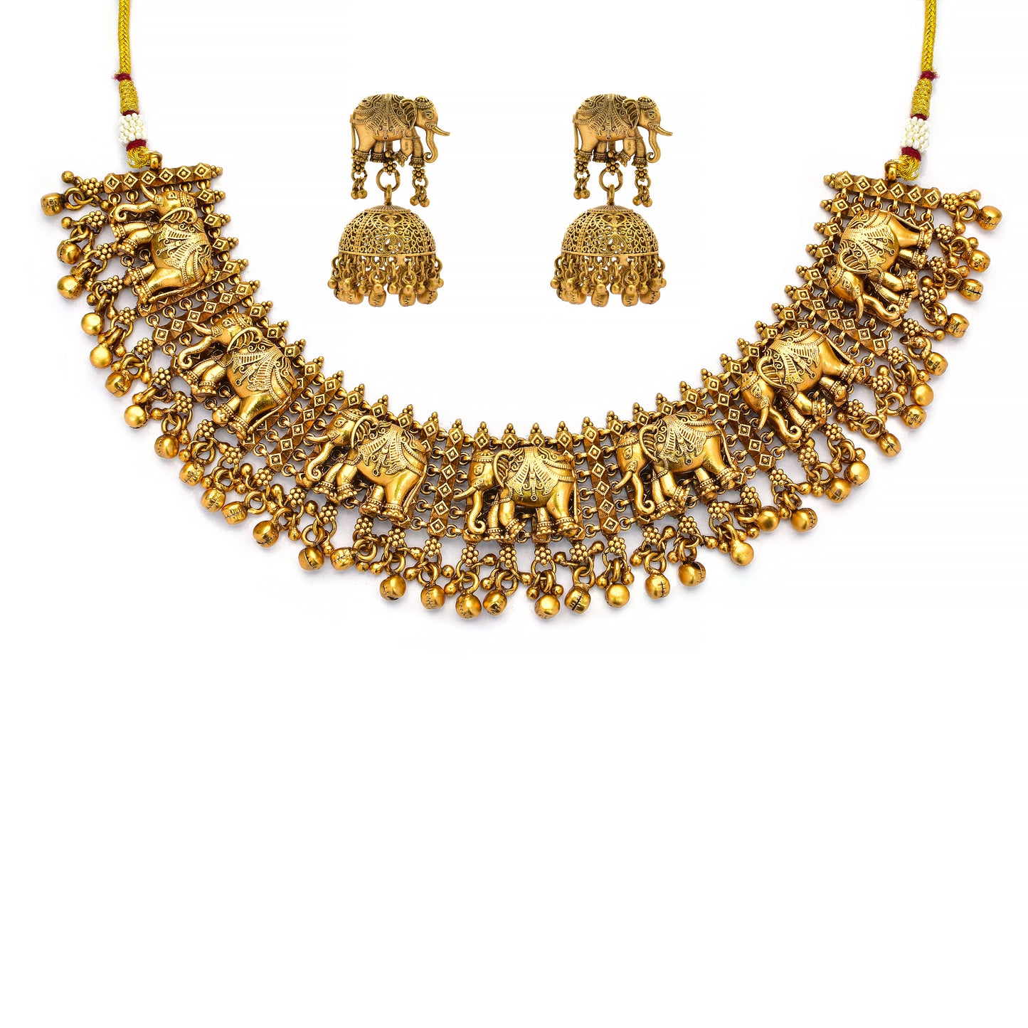 Temple Necklace Set