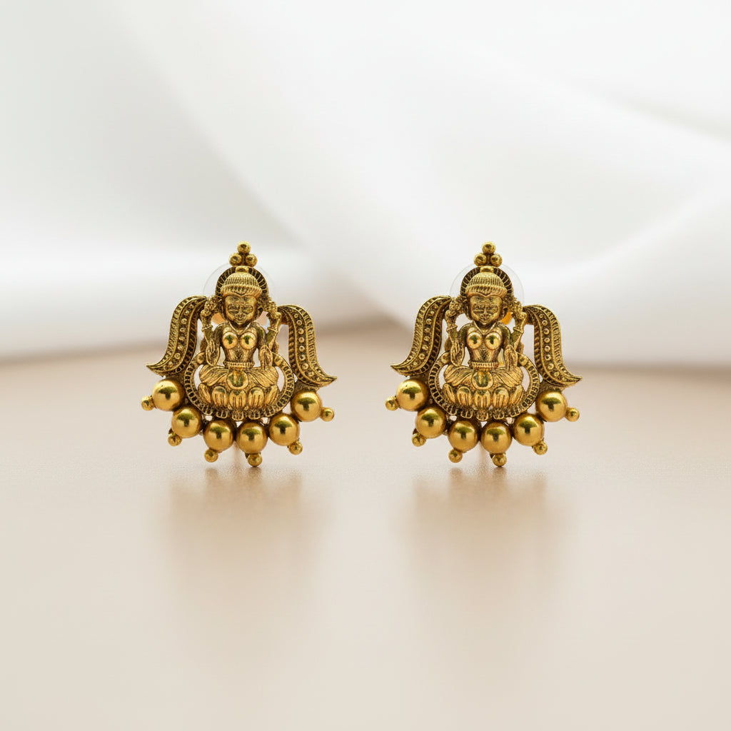 Divine Lakshmi Temple Necklace Set