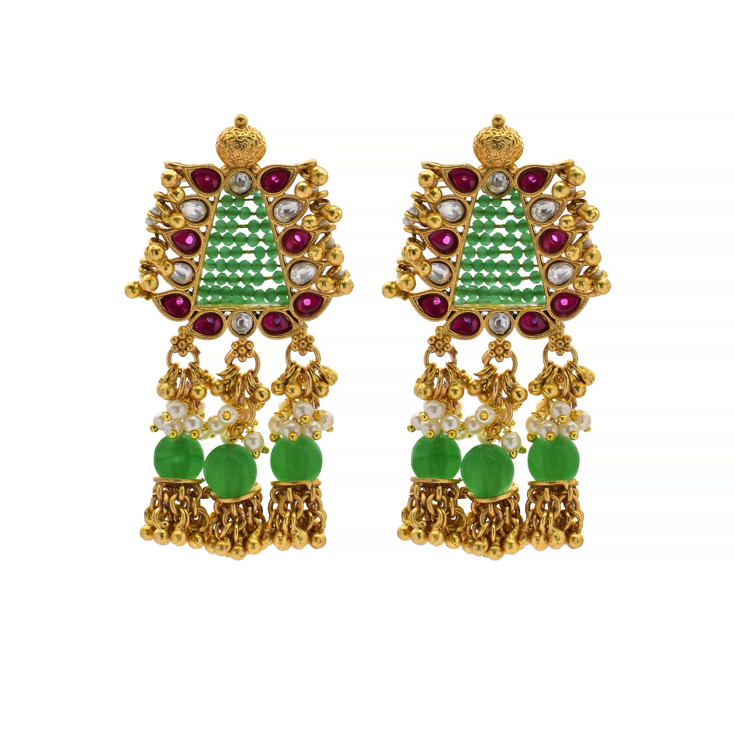 Regal Kundan & Pearl Choker Set