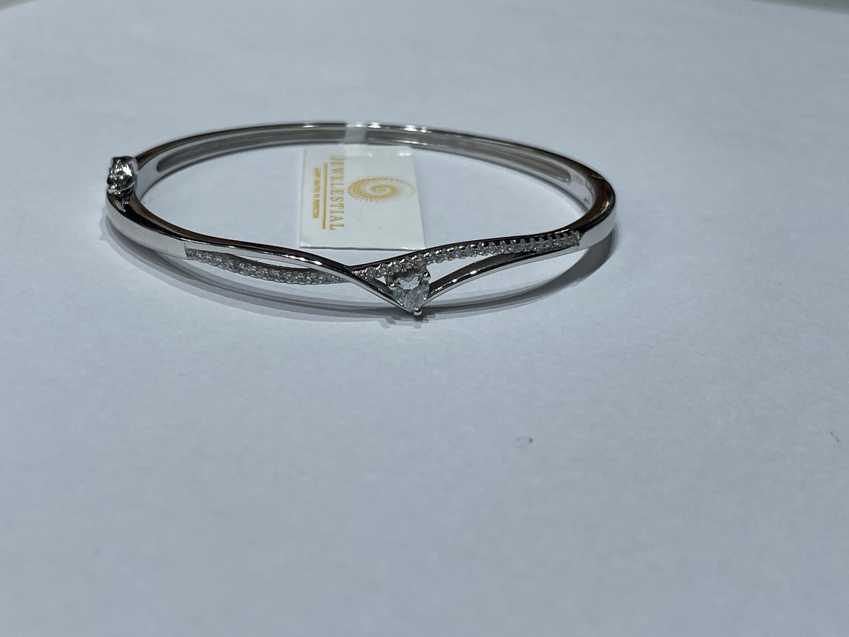 silver kada bracelet