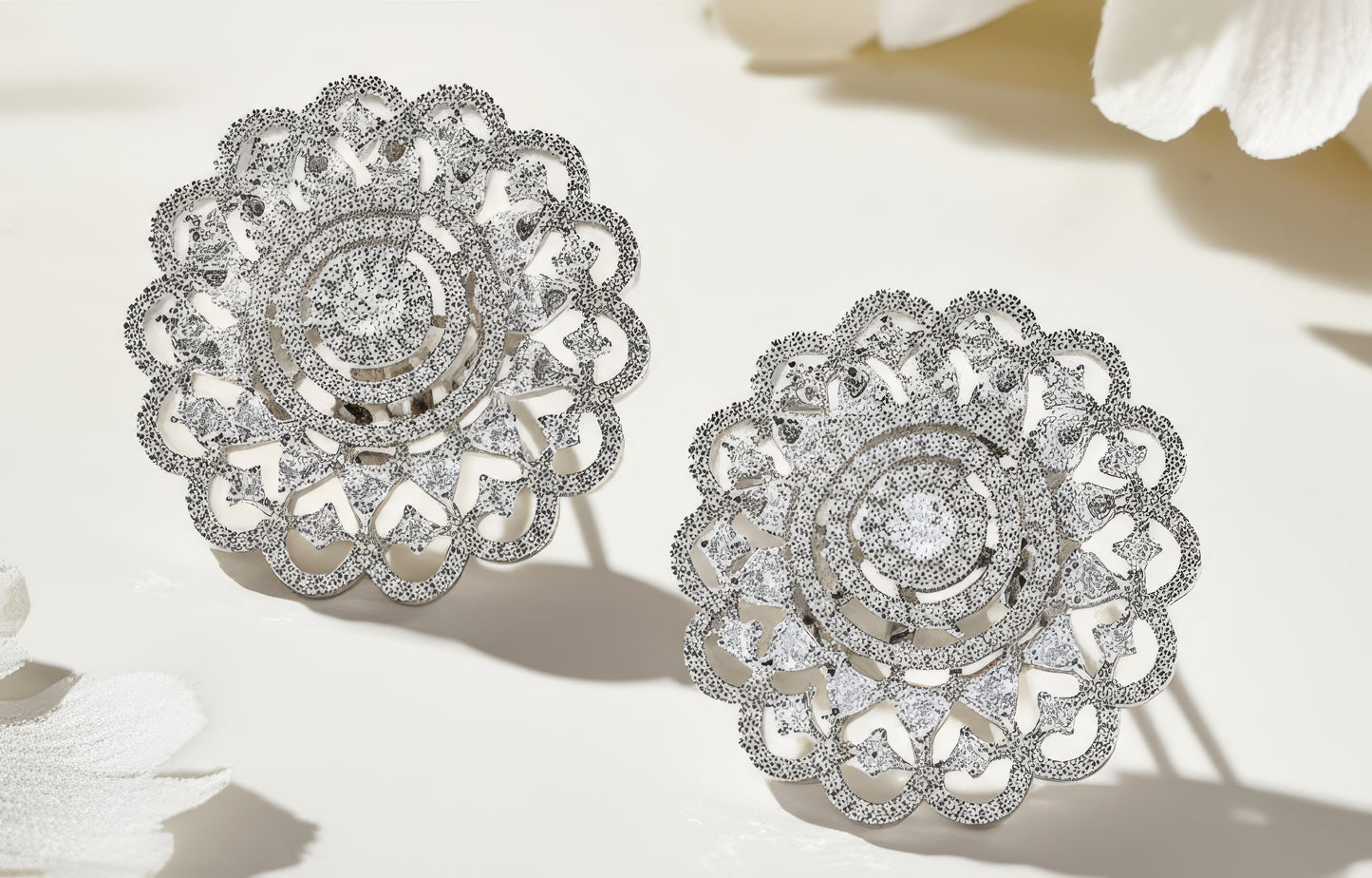 Ethereal Bloom Diamond Studs