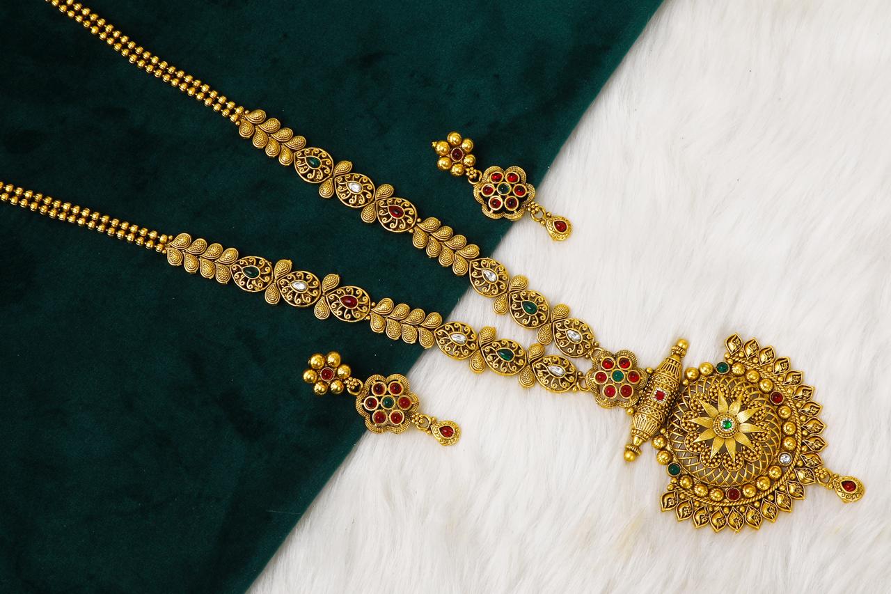 Heritage Antique Long Necklace Set