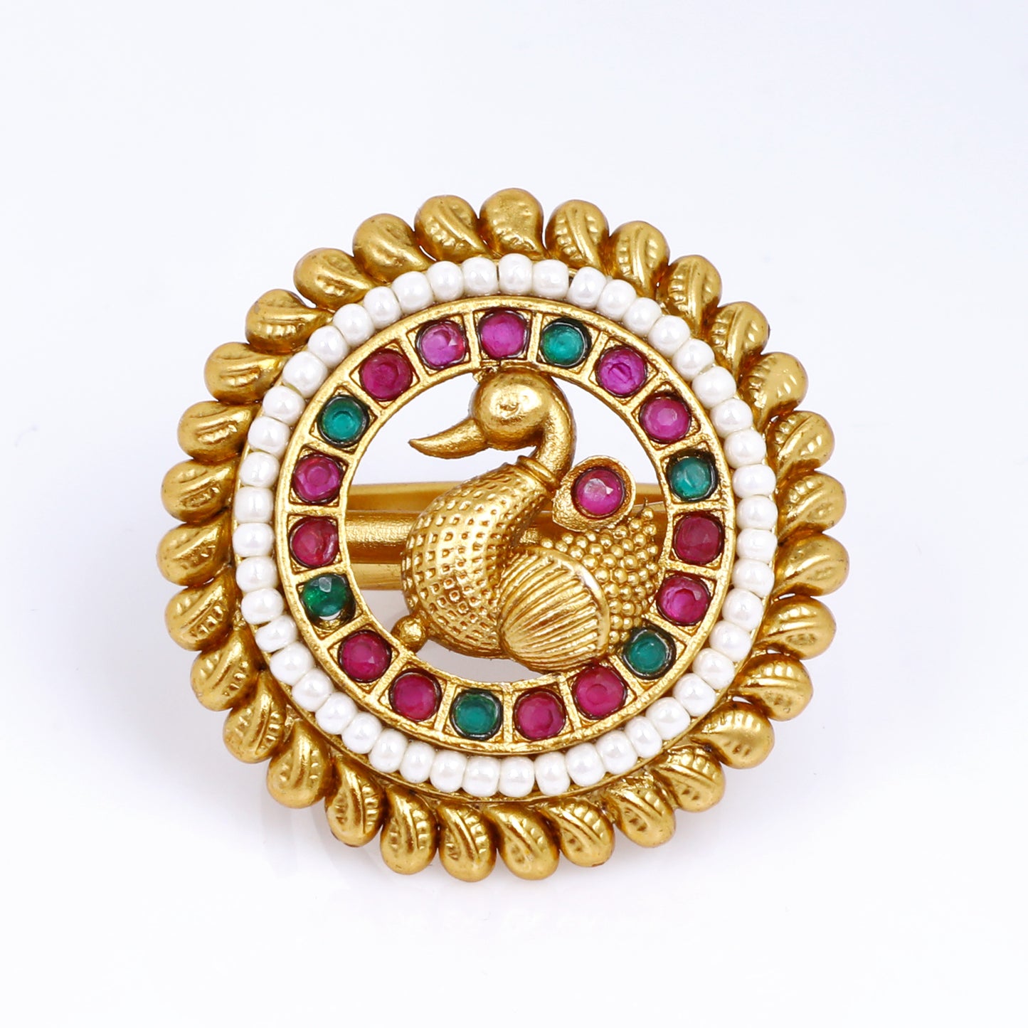 Rajsi Morni Antique Ring