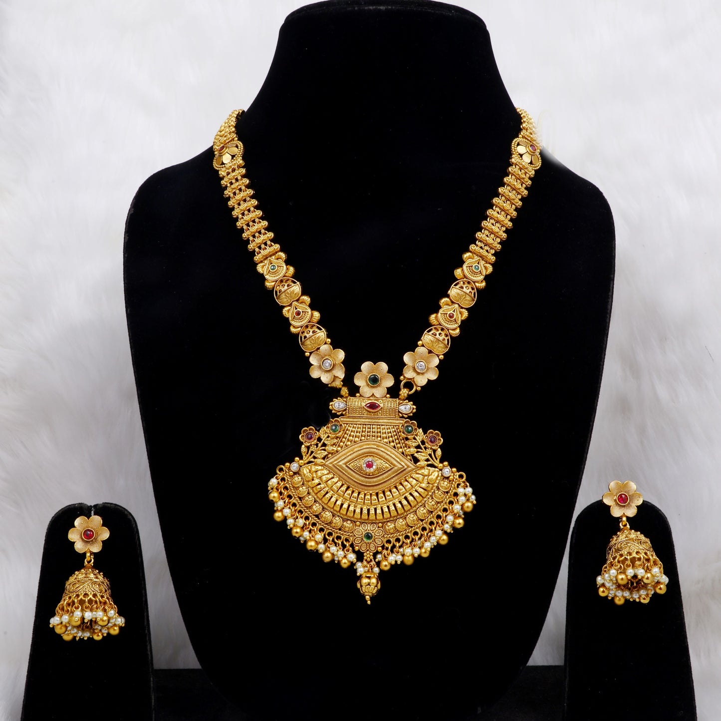 Antique long Necklace Set