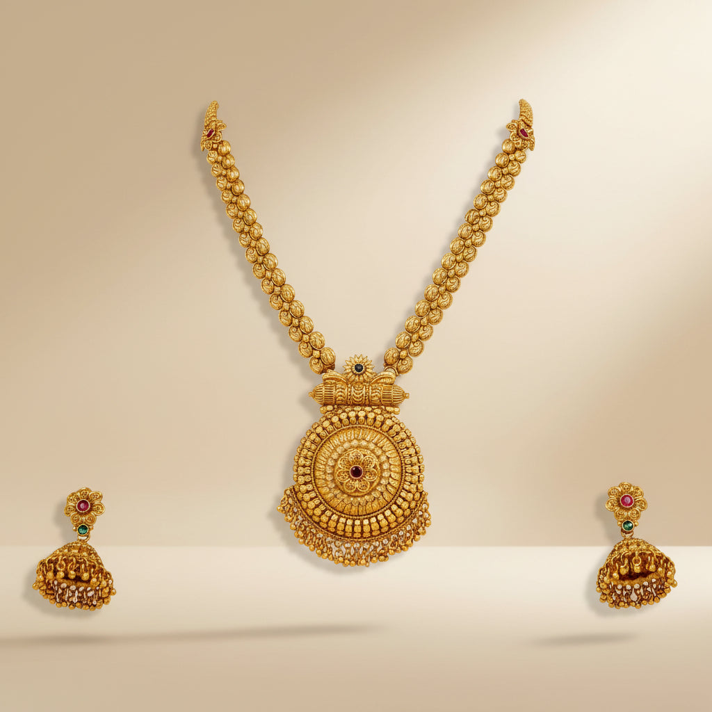 Antique long Necklace Set