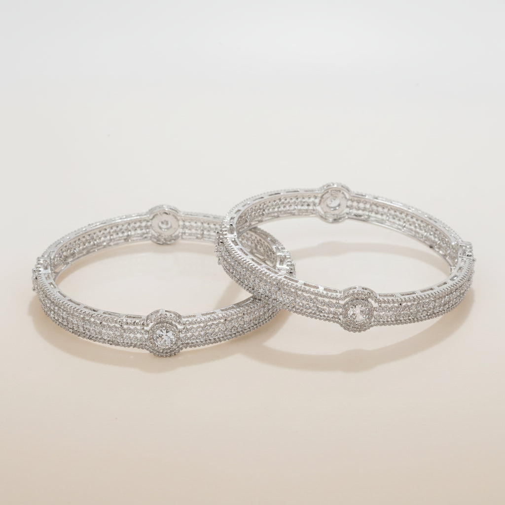 Classic Diamond Bangles