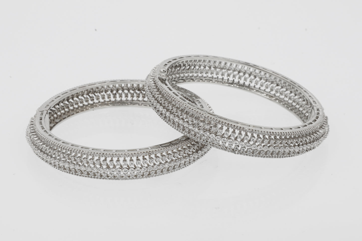 Graceful Diamond Bangles