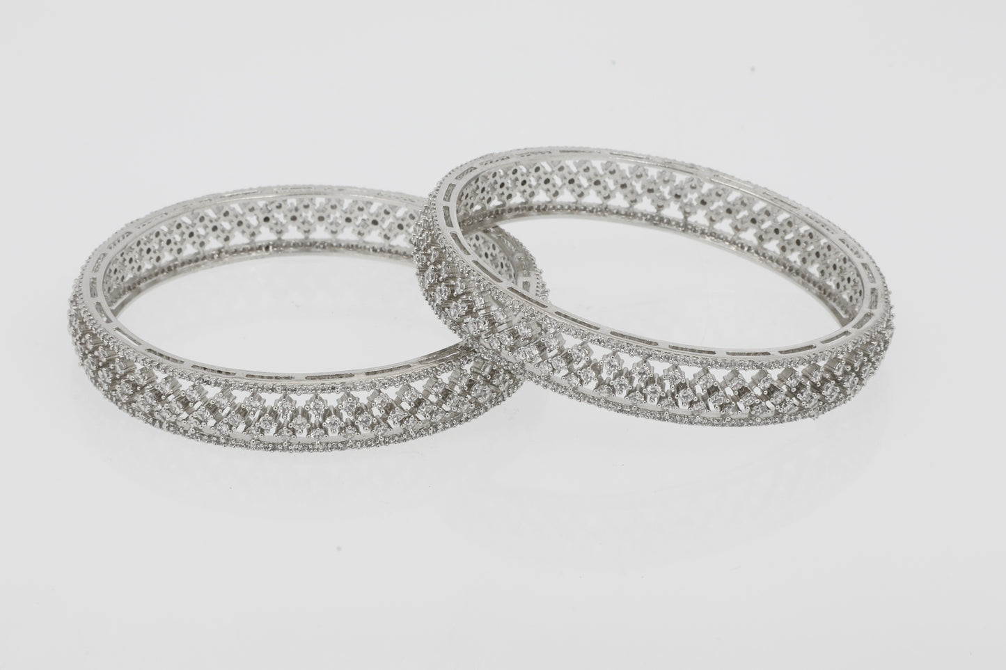 Sophisticated Diamond Bangles