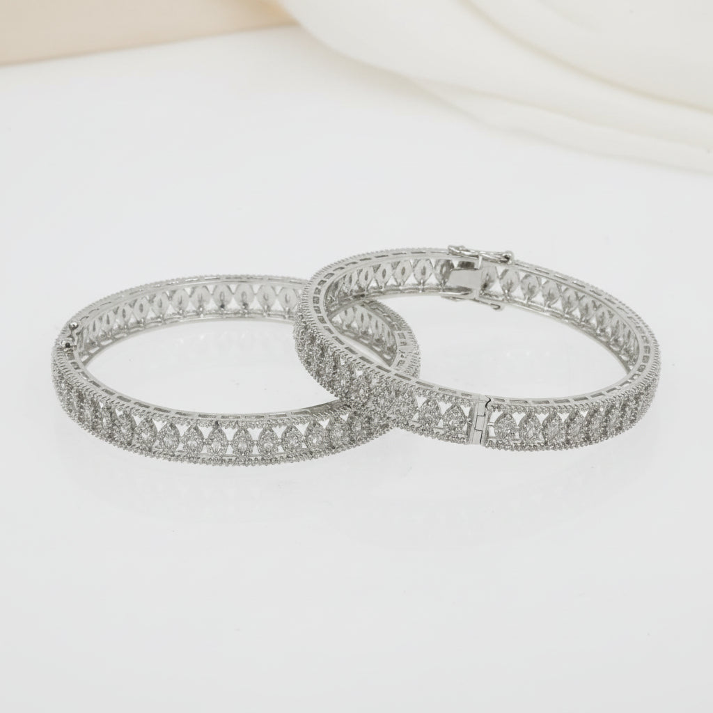 Ornate Diamond Bangles