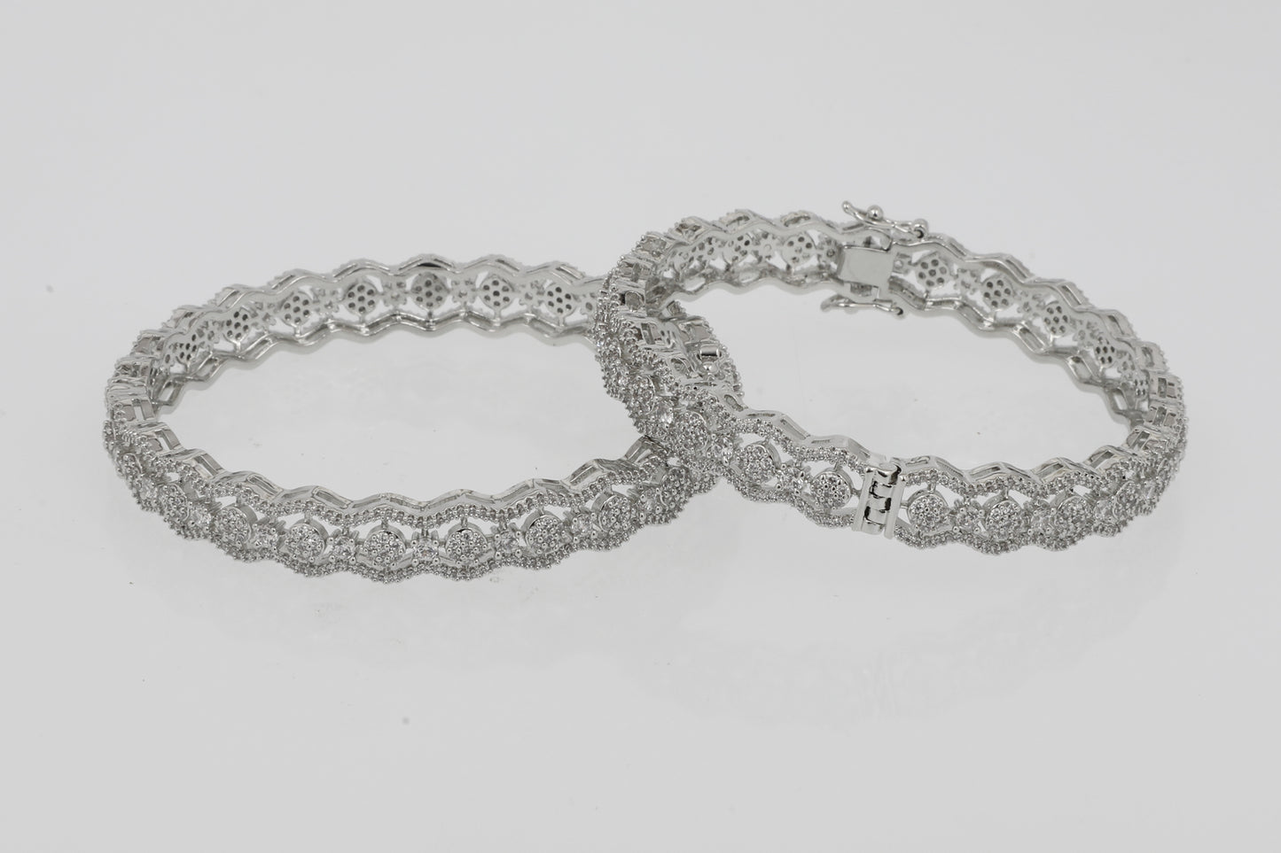 Vibrant Diamond Bangles