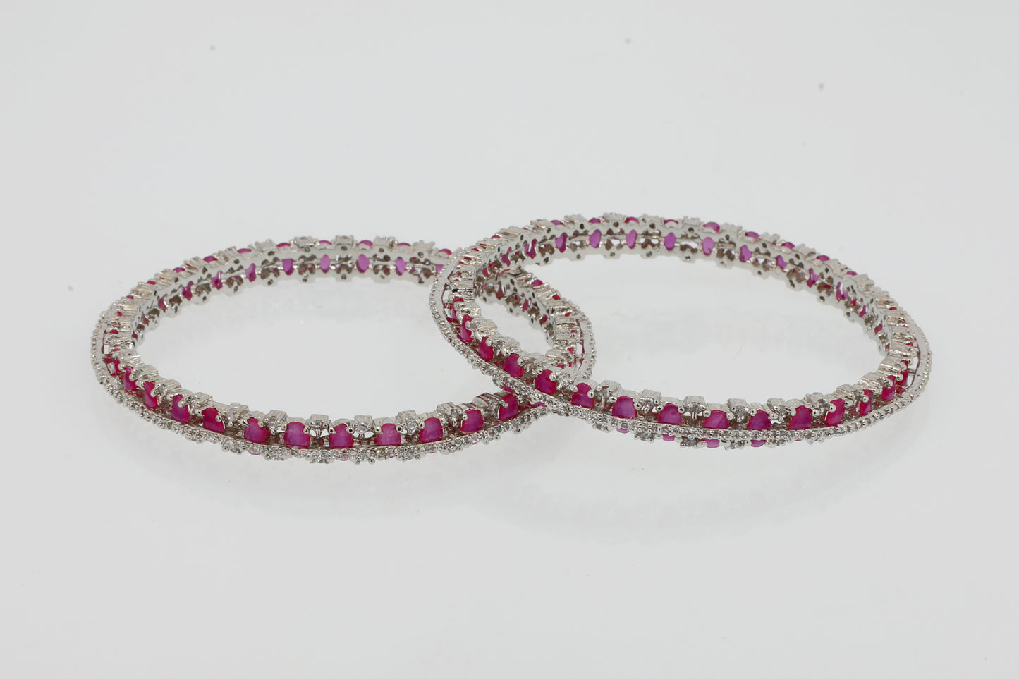 Glittering Diamond Bangles