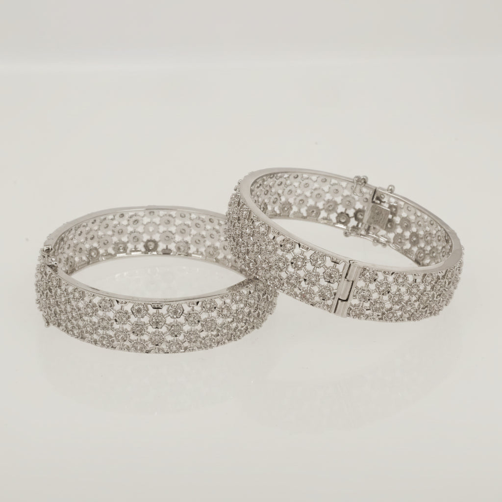 Elegant Diamond Bangles