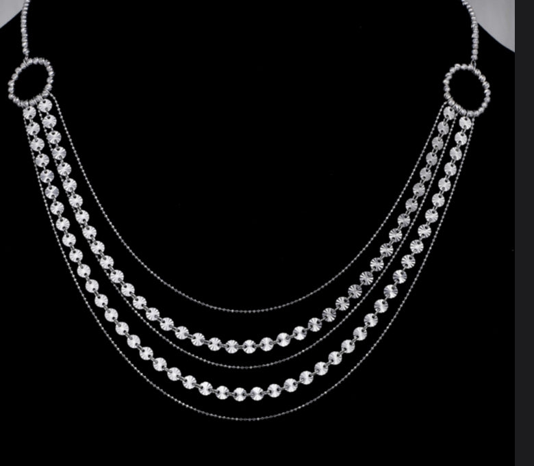 Aurora Multi-Strand 92.5 Silver Chain