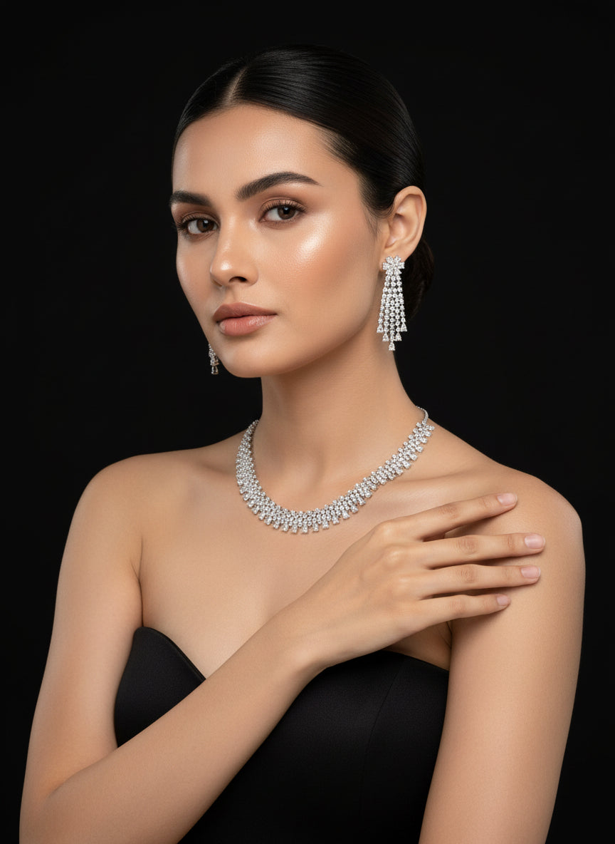 Diamond Necklace Set