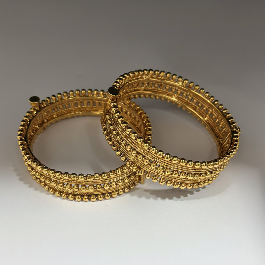 Ornate Shine Bangles