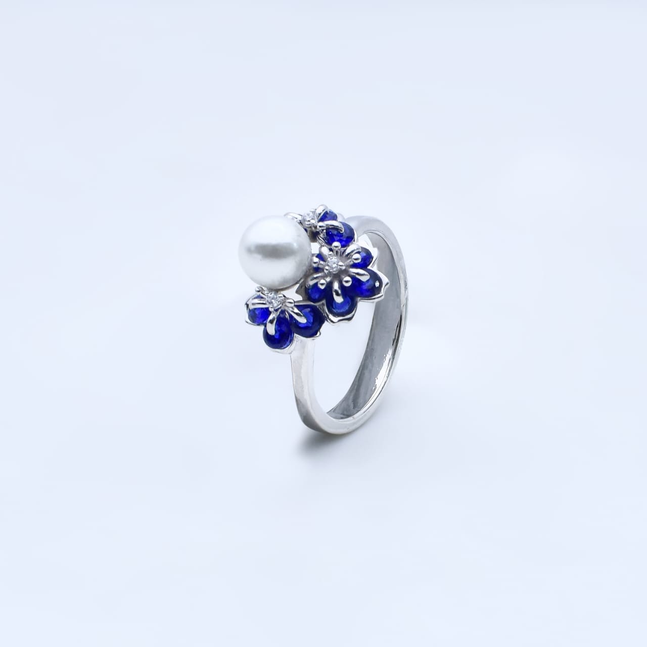 Blossom Pearl 92.5 Sterling Silver Ring