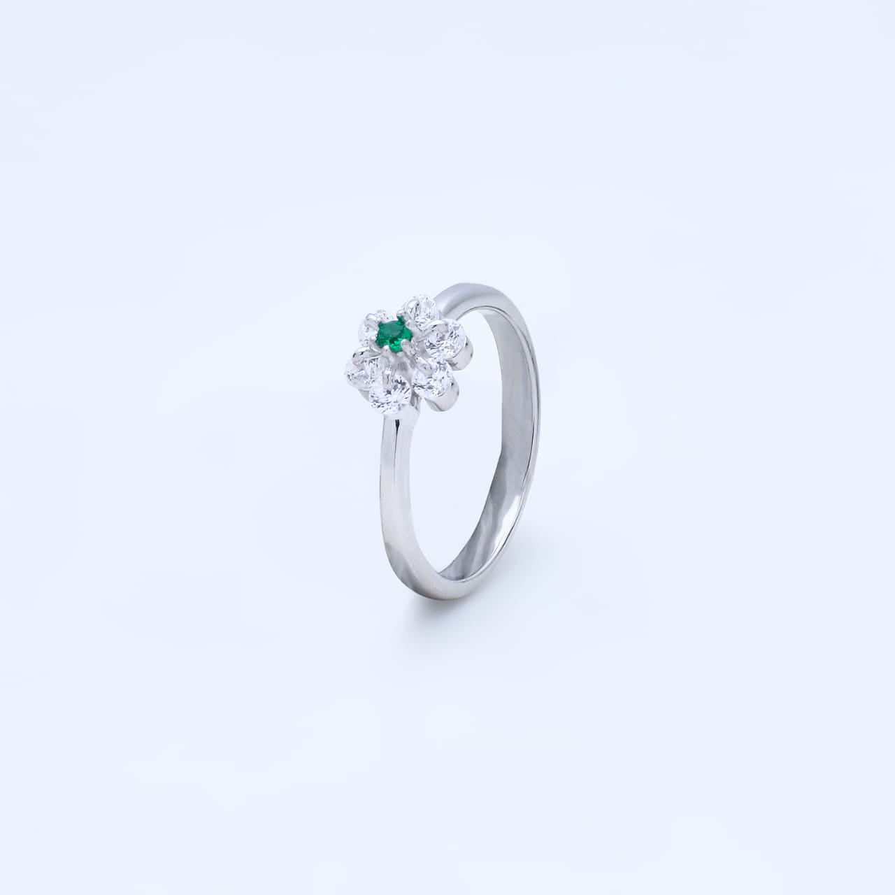 Floret Charm 92.5 Sterling Silver Ring