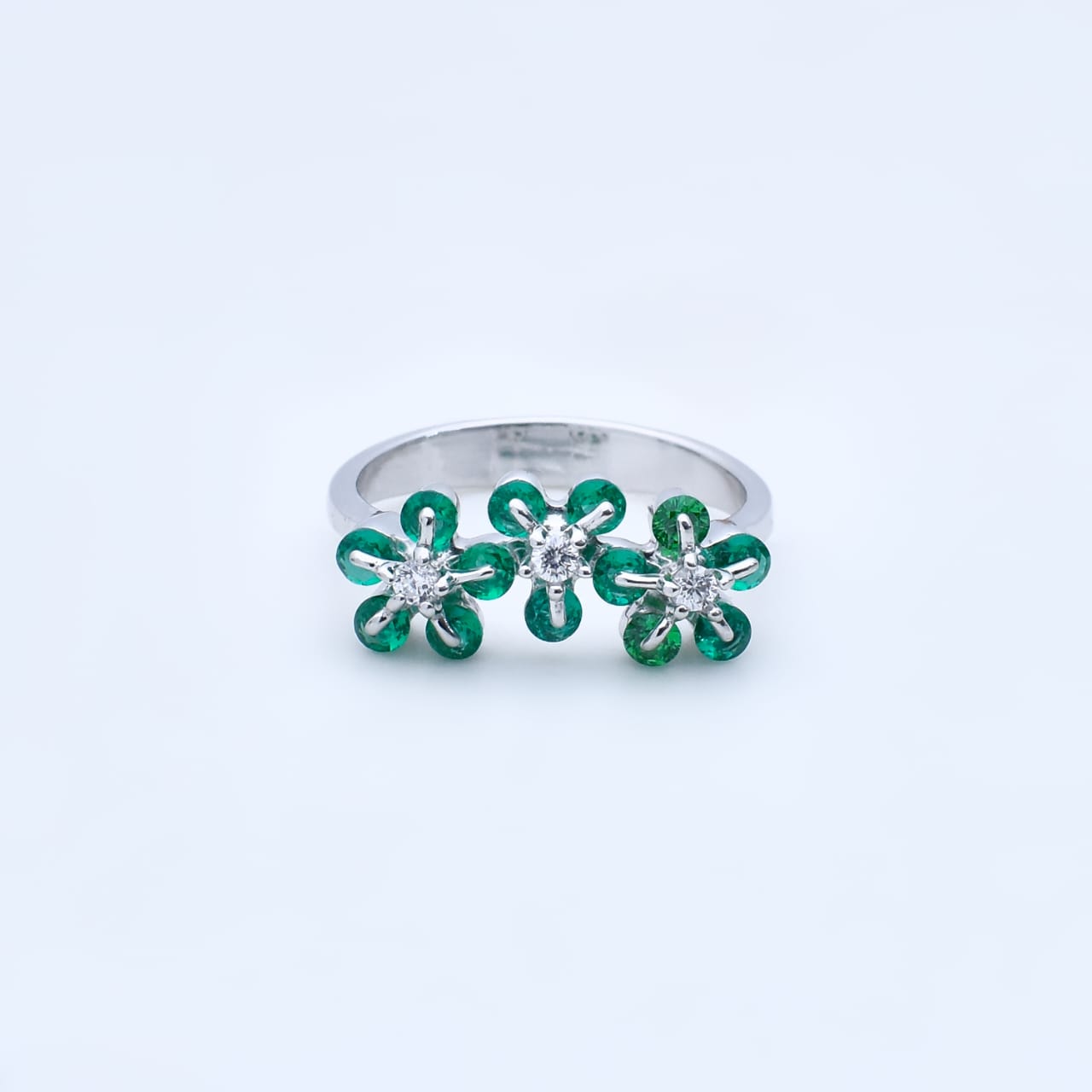 Daisy Emerald Lane 92.5 Sterling Silver Ring