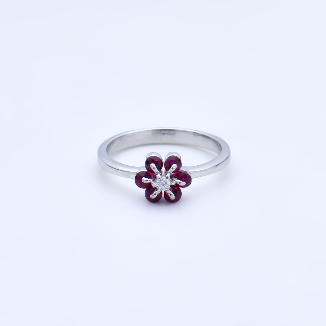 Cherry Petal 92.5 Sterling Silver Ring