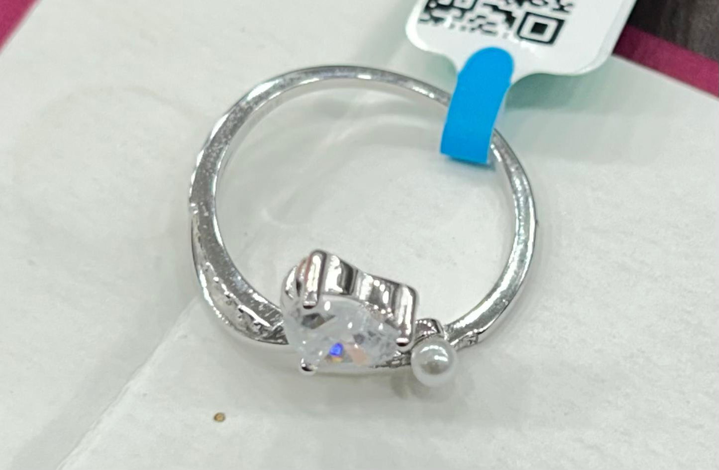 Aurora Kiss 92.5 Sterling Silver Ring