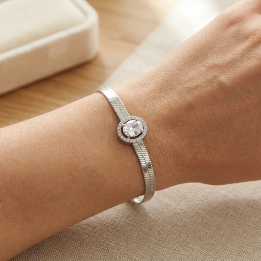 silver bracelet