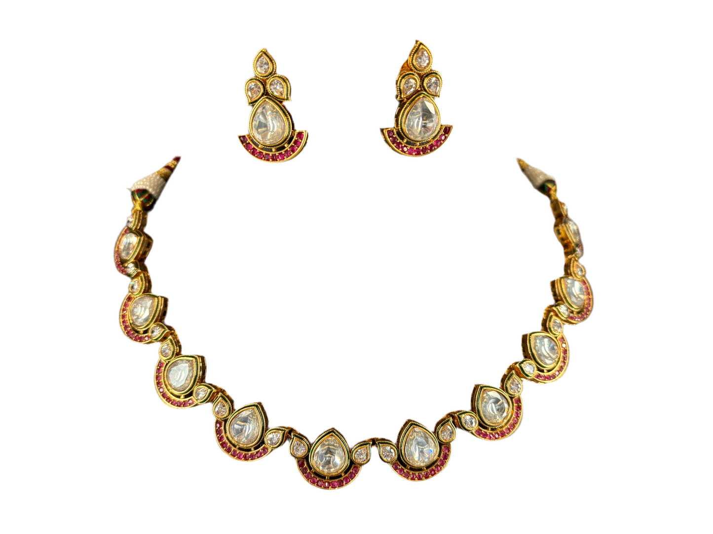 Kundan Necklace with Ruby