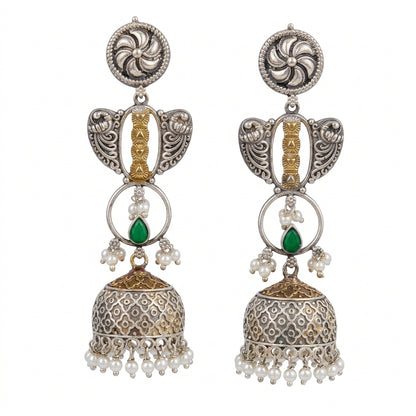 Oxidised Jhumki