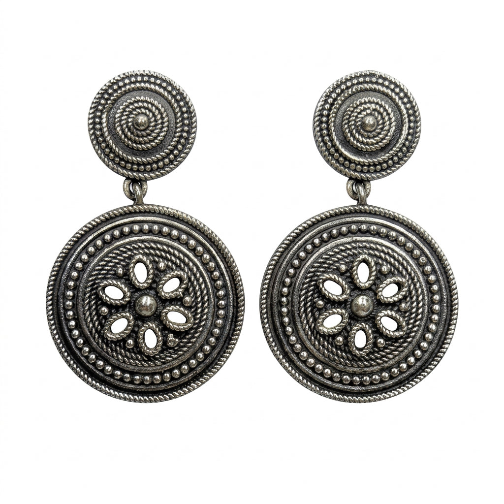Oxidised Earrings