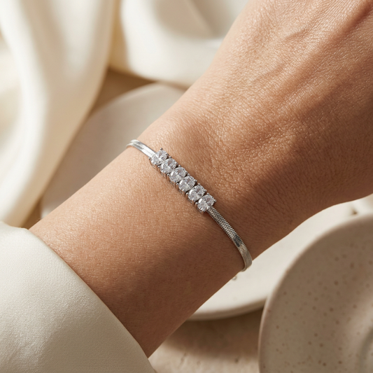 silver bracelet