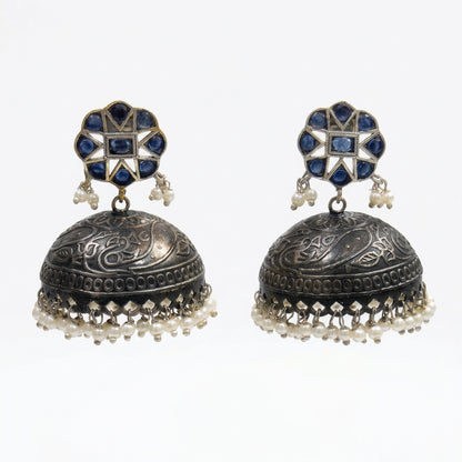 Oxidised Jhumki