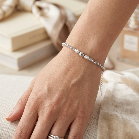 silver bracelet