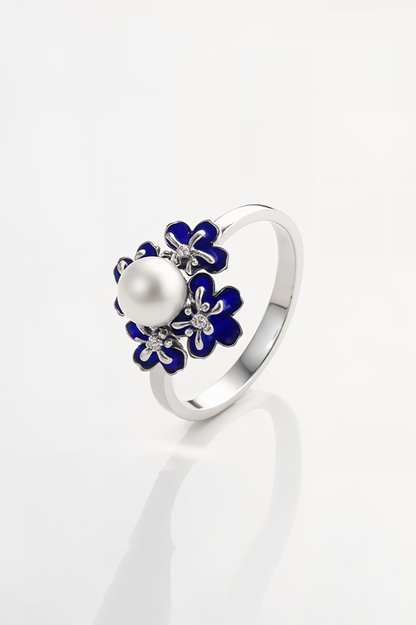 Blossom Pearl 92.5 Sterling Silver Ring