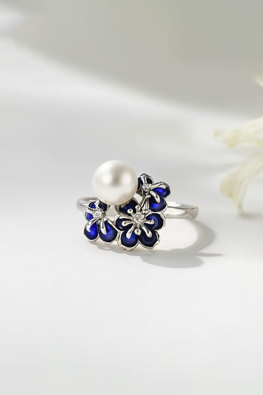 Blossom Pearl 92.5 Sterling Silver Ring