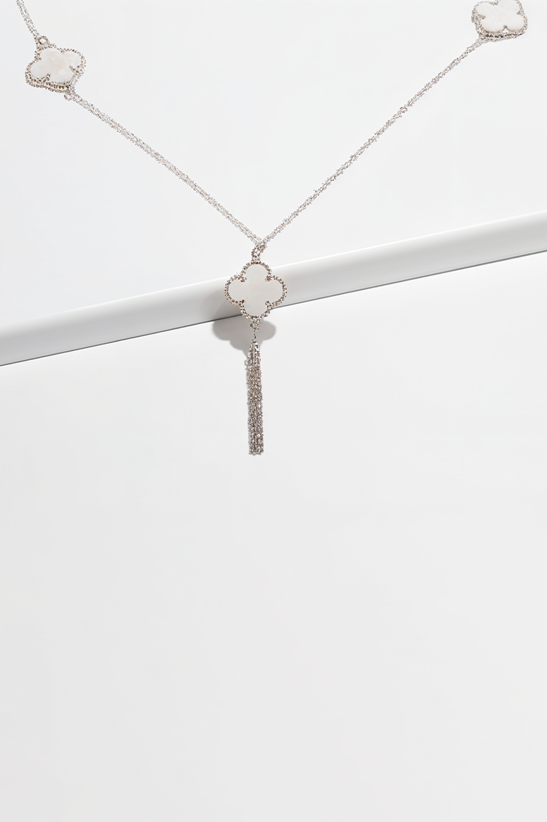 Moon Clover 92.5 Silver Chain