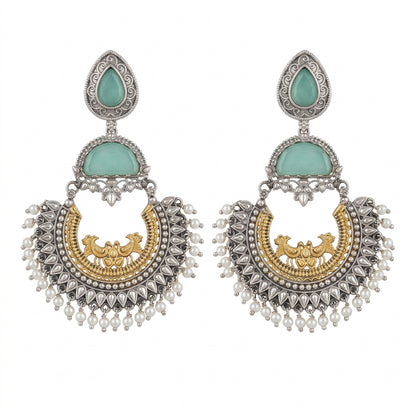 Oxidised Earring