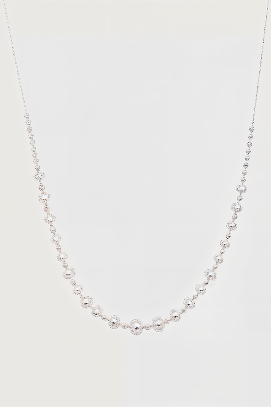 LustreLine Beaded 92.5 Silver Chain
