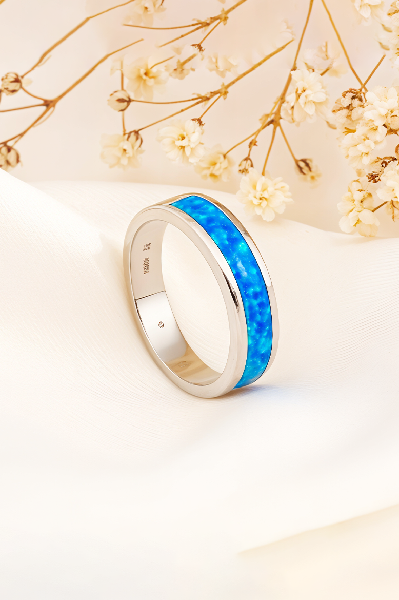 Bluefire Minimal 92.5 Sterling Silver Ring