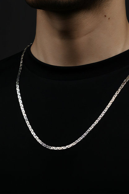 SleekTwist 92.5 Silver Chain