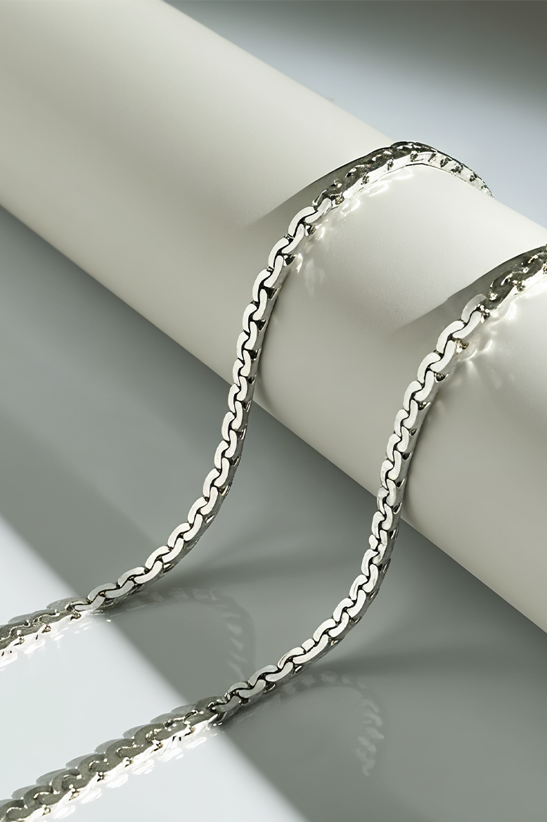 SleekTwist 92.5 Silver Chain