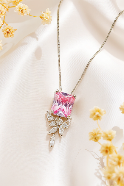 Rosé Radiance 92.5 Silver Chain Pendant