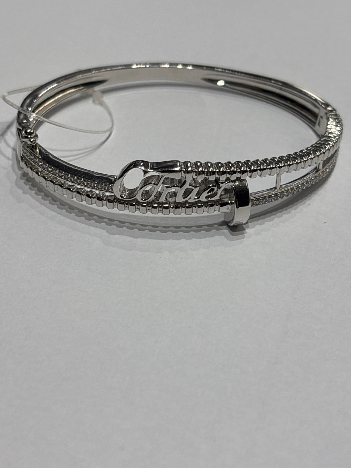 silver kada bracelet
