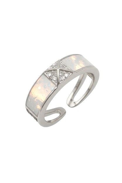 Glacier Sparkle 92.5 Sterling Silver Ring
