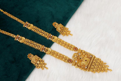 Vintage Antique Long Necklace Set