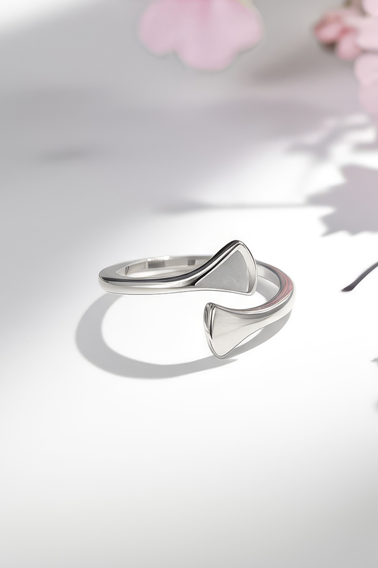 ArrowFlow Minimal Adjustable 92.5 Sterling Silver Ring