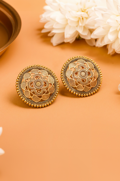 Meera Mandala Antique Studs